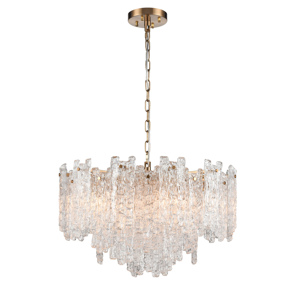 Franklite Icicle 10 Light Pendant Chandelier