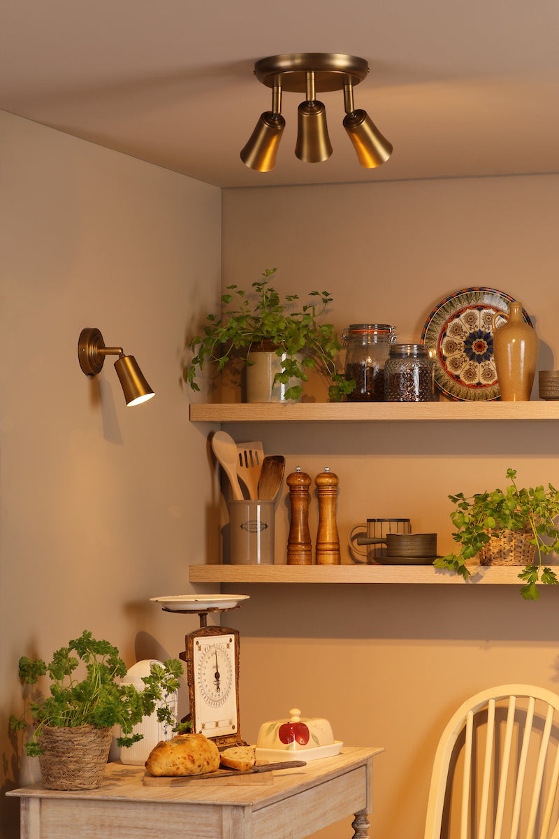 Dar Jedrek Single Spotlight Aged Brass