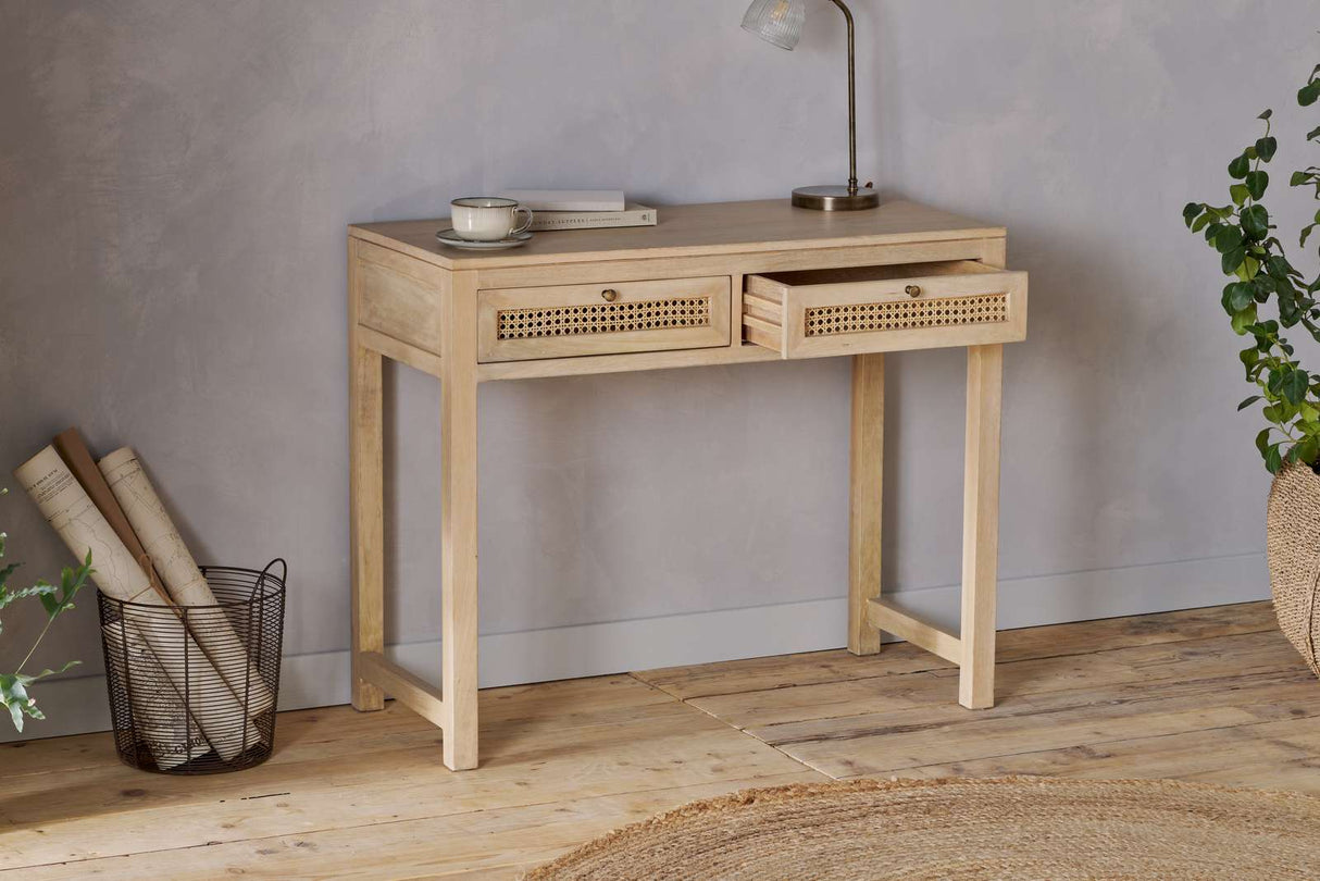 Nkuku Kanz Mango Wood Writing Desk Natural