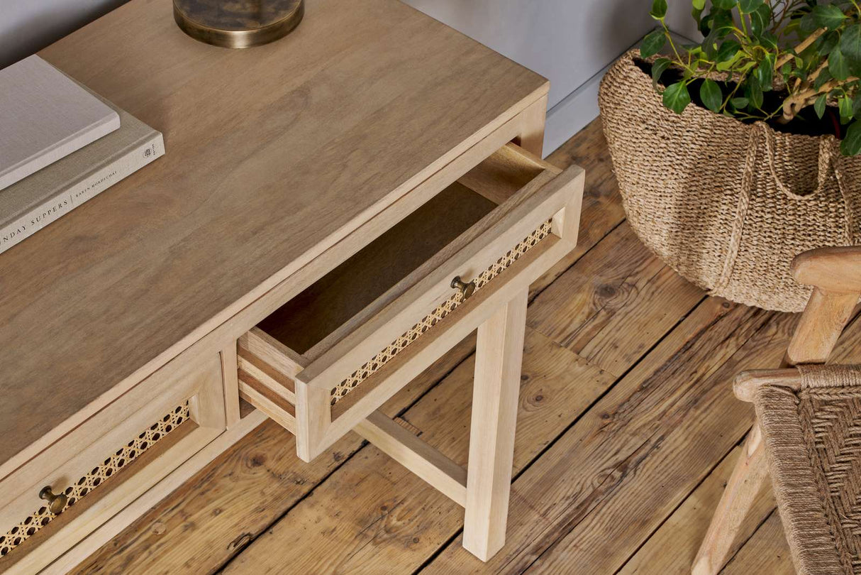 Nkuku Kanz Mango Wood Writing Desk Natural