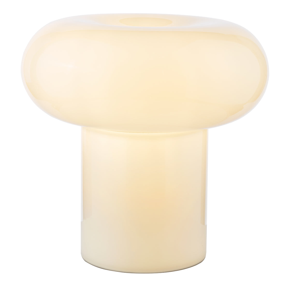 Dar Kaja Table Lamp White Glass