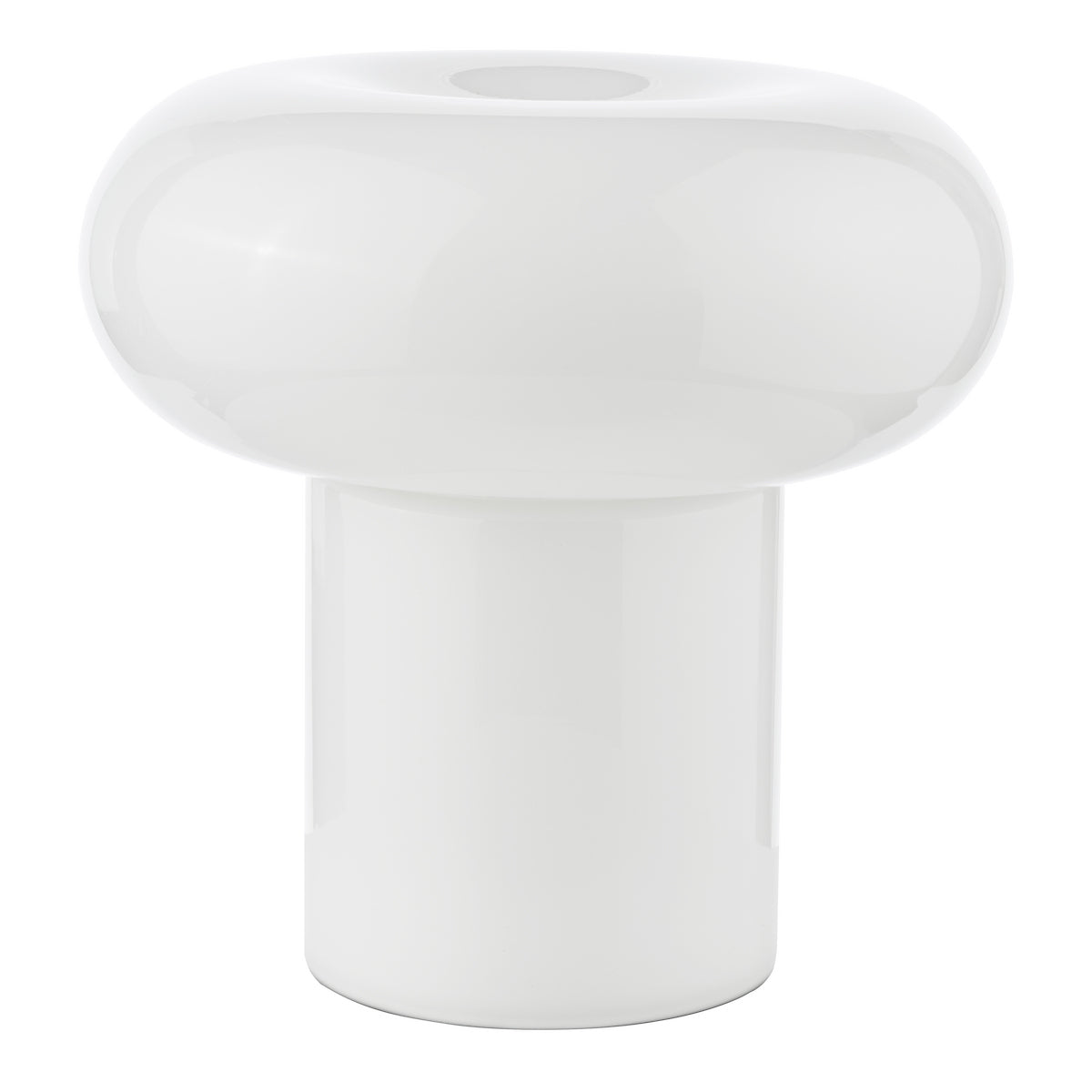 Dar Kaja Table Lamp White Glass