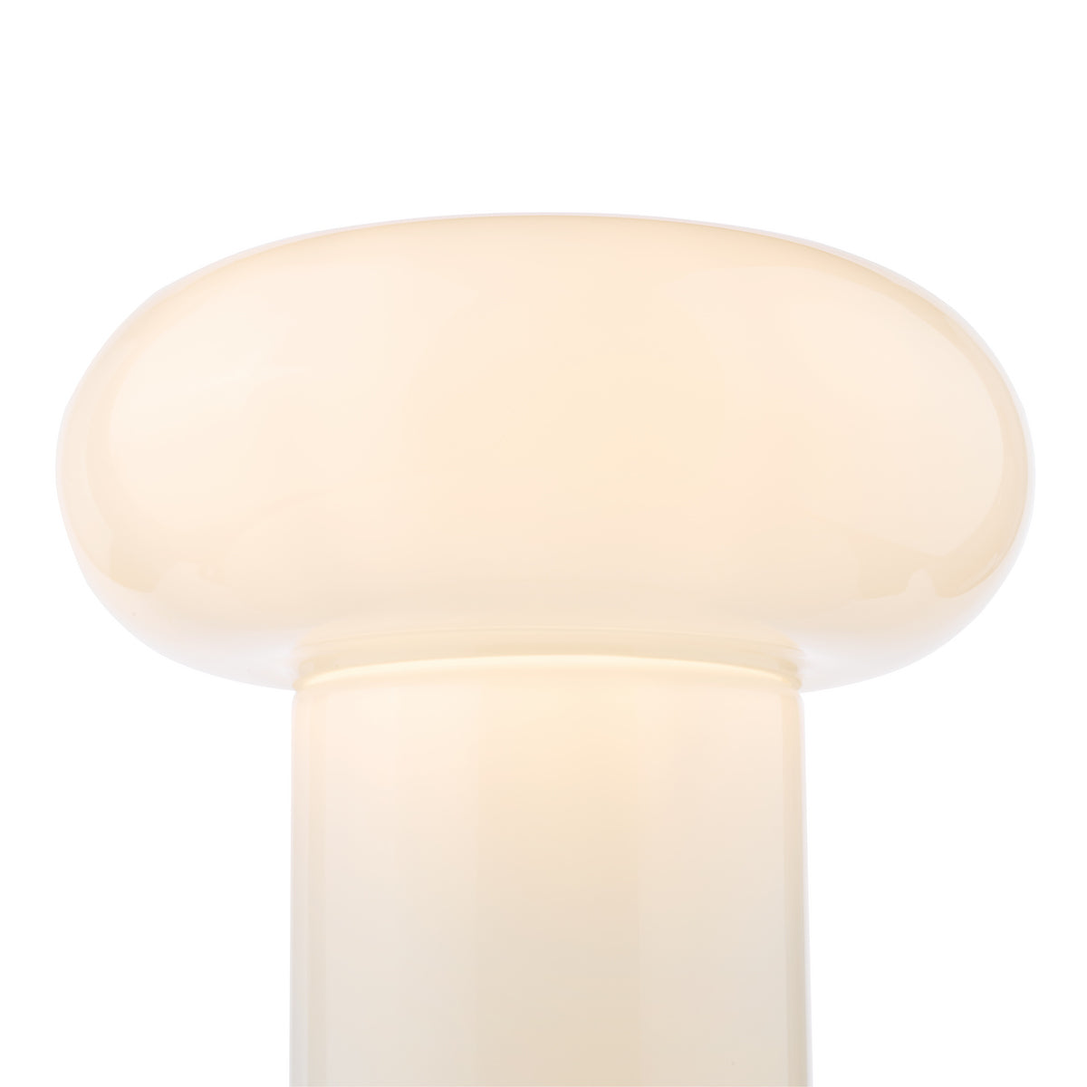 Dar Kaja Table Lamp White Glass
