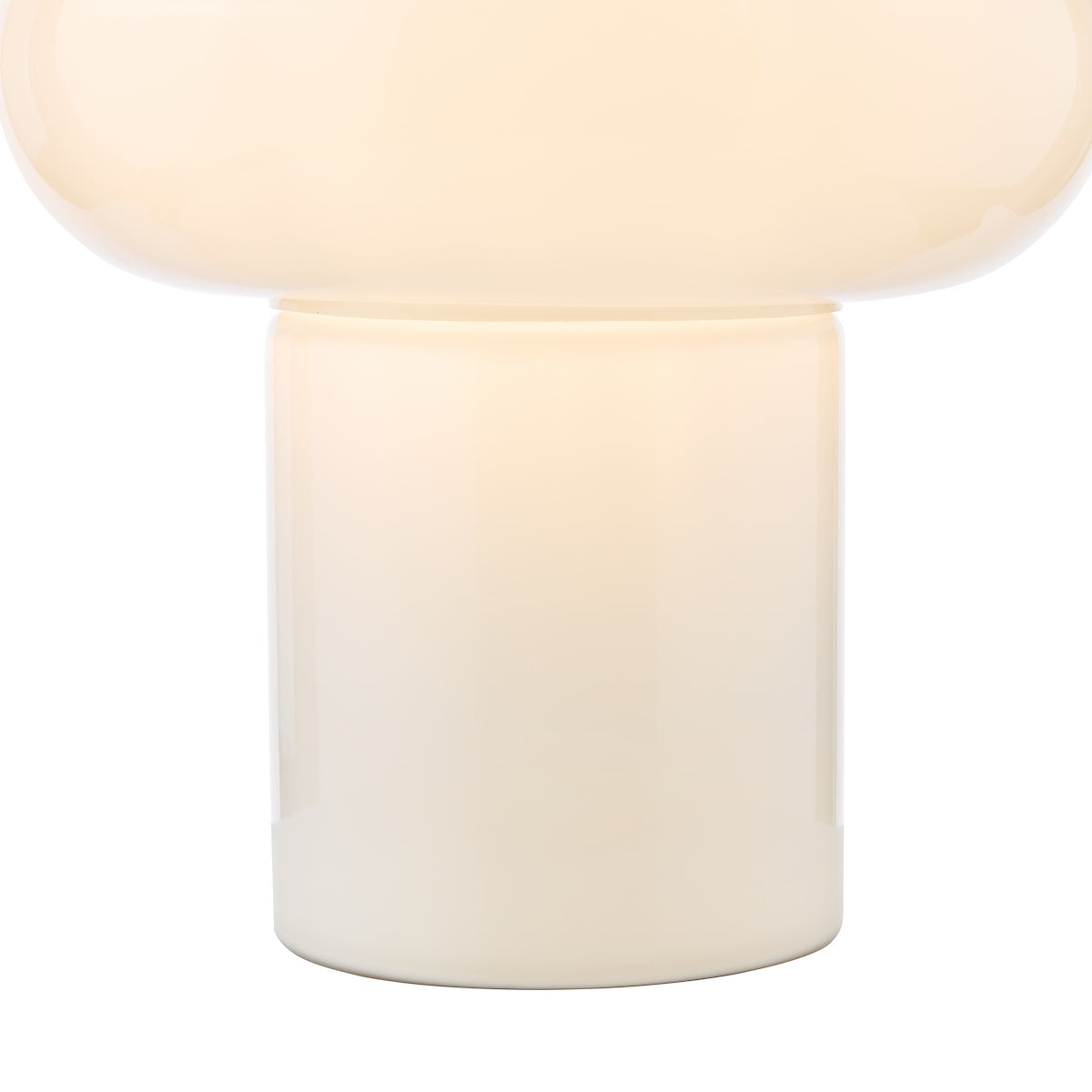 Dar Kaja Table Lamp White Glass