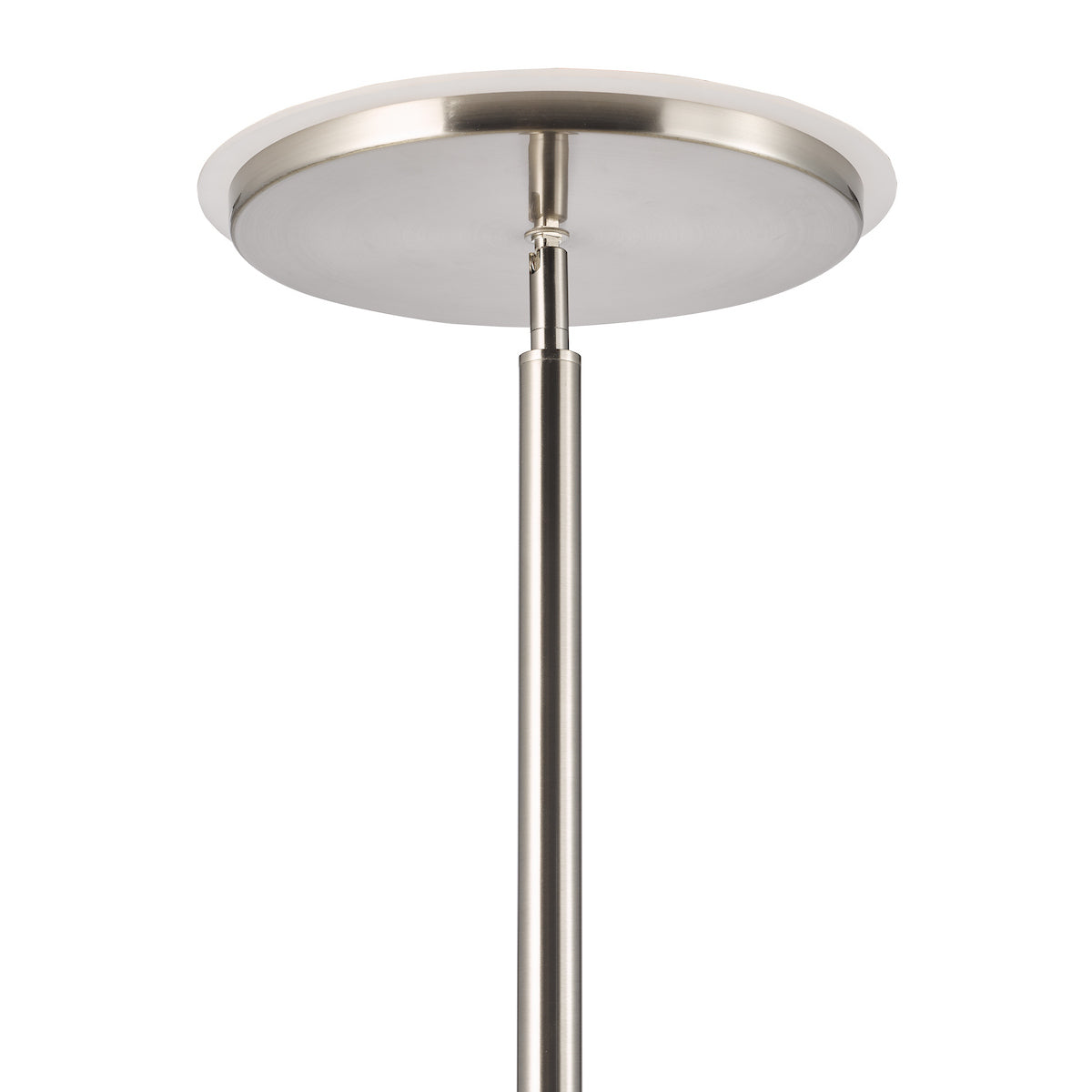 Dar Kamika Mother & Child Floor Lamp Satin Chrome LED
