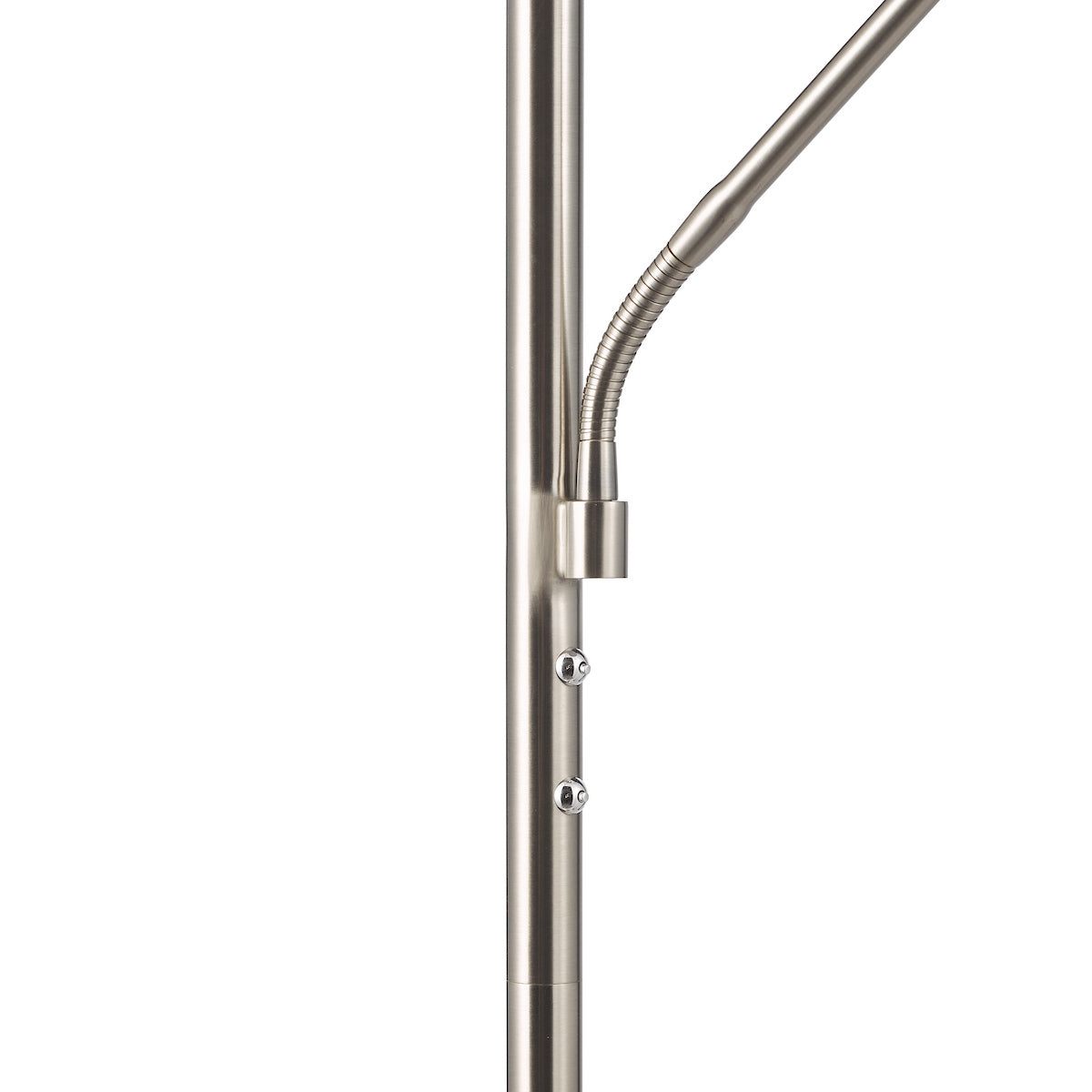 Dar Kamika Mother & Child Floor Lamp Satin Chrome LED