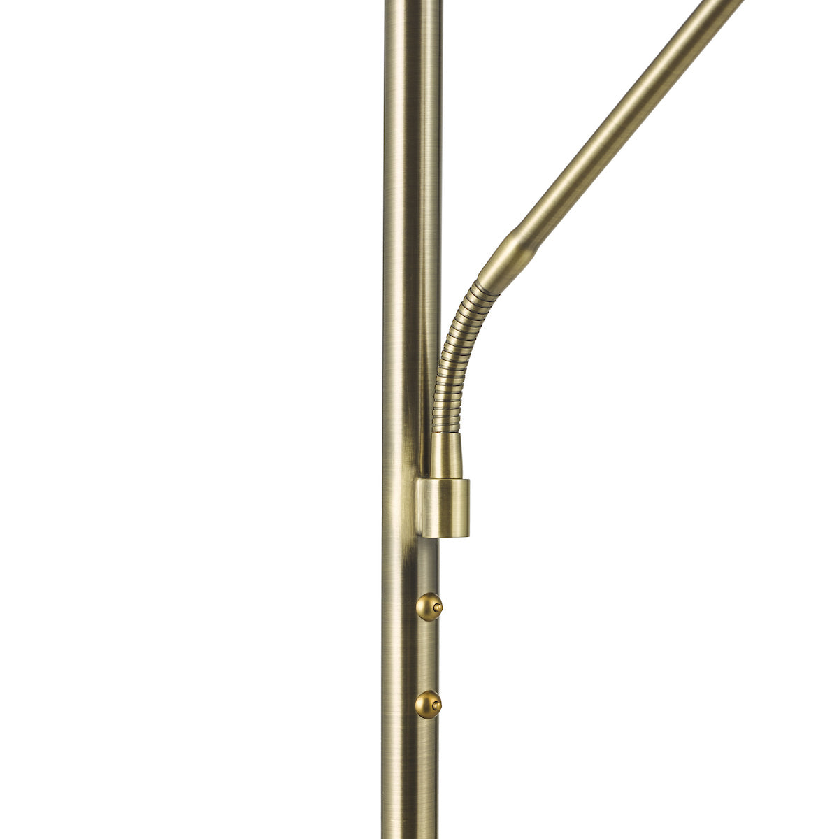 Dar Kamika Mother & Child Floor Lamp Antique Brass LED