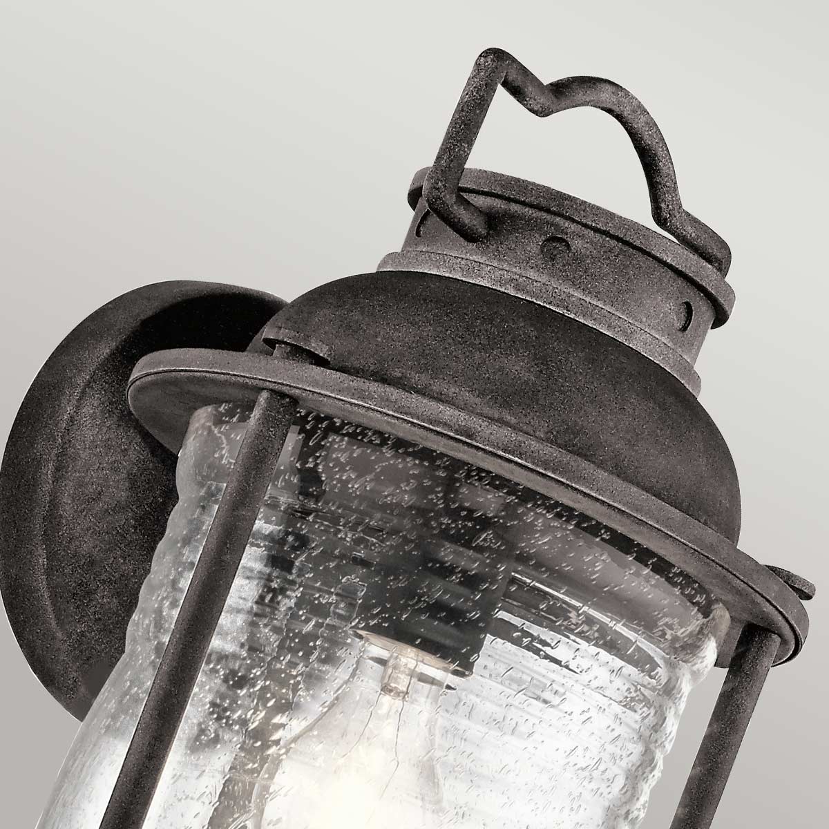 Kichler Ashland Bay 1 Light Large Wall Lantern Grey