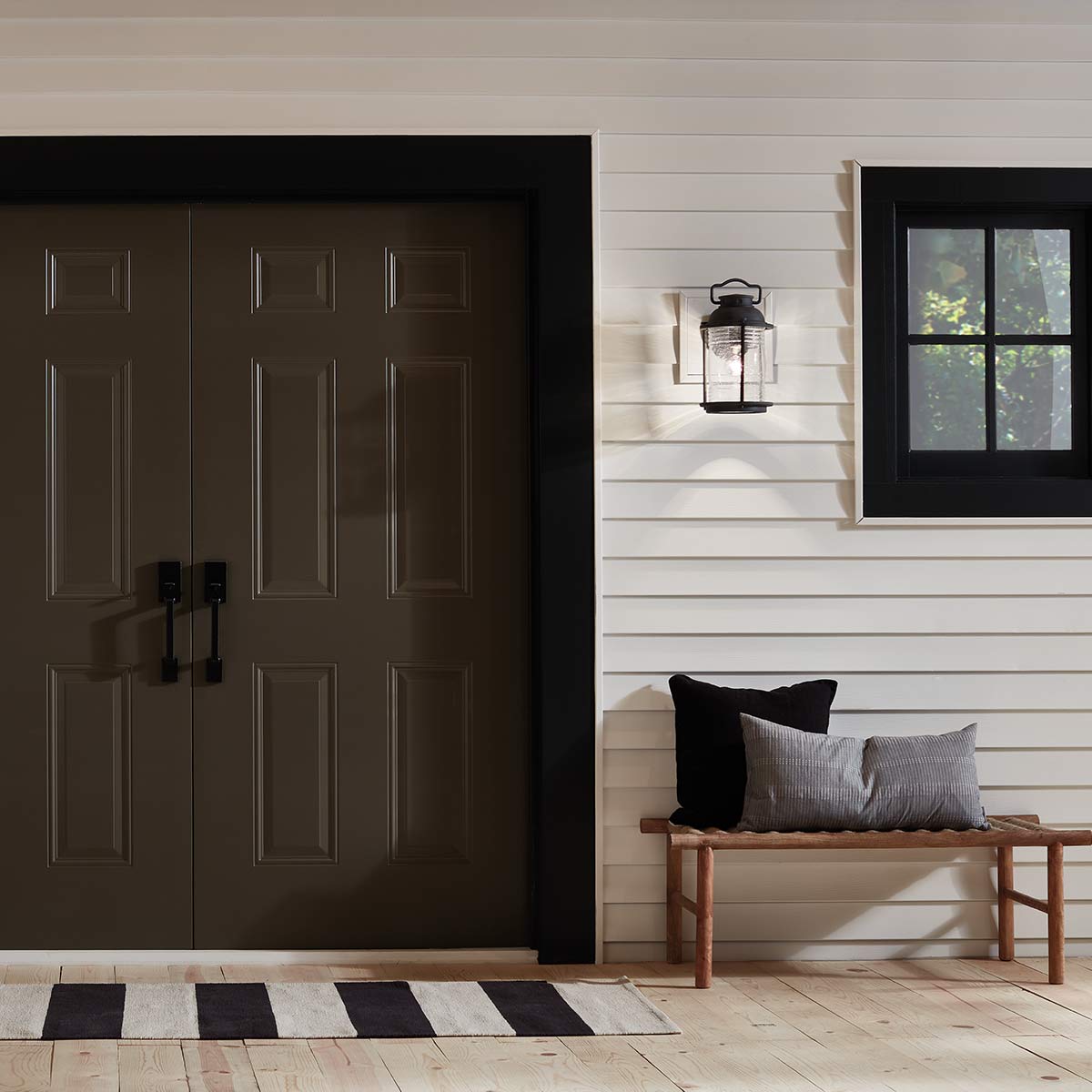 Kichler Ashland Bay 1 Light Medium Wall Lantern Grey