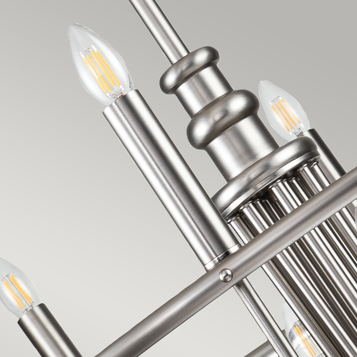 Kichler Capitol Hill 12lt Chandelier Silver
