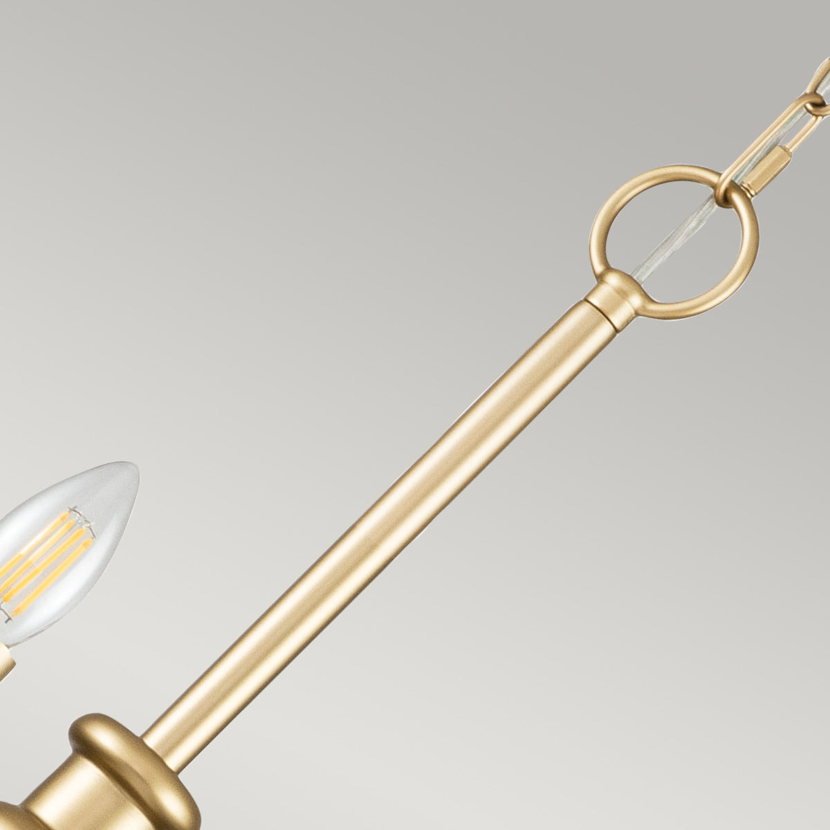 Kichler Capitol Hill 12lt Chandelier Brass