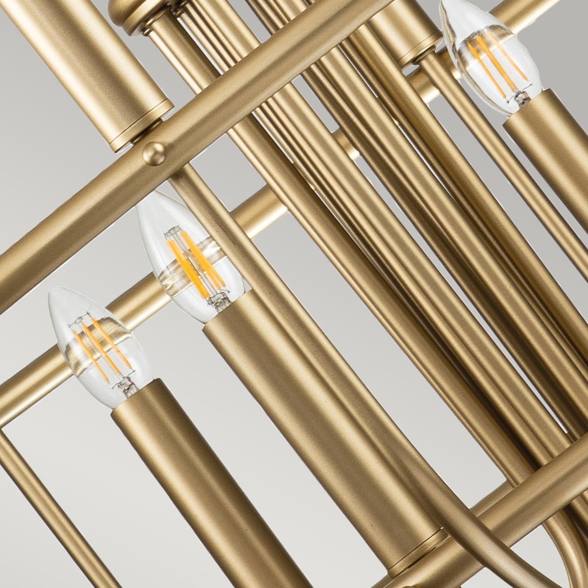 Kichler Capitol Hill 12lt Chandelier Brass