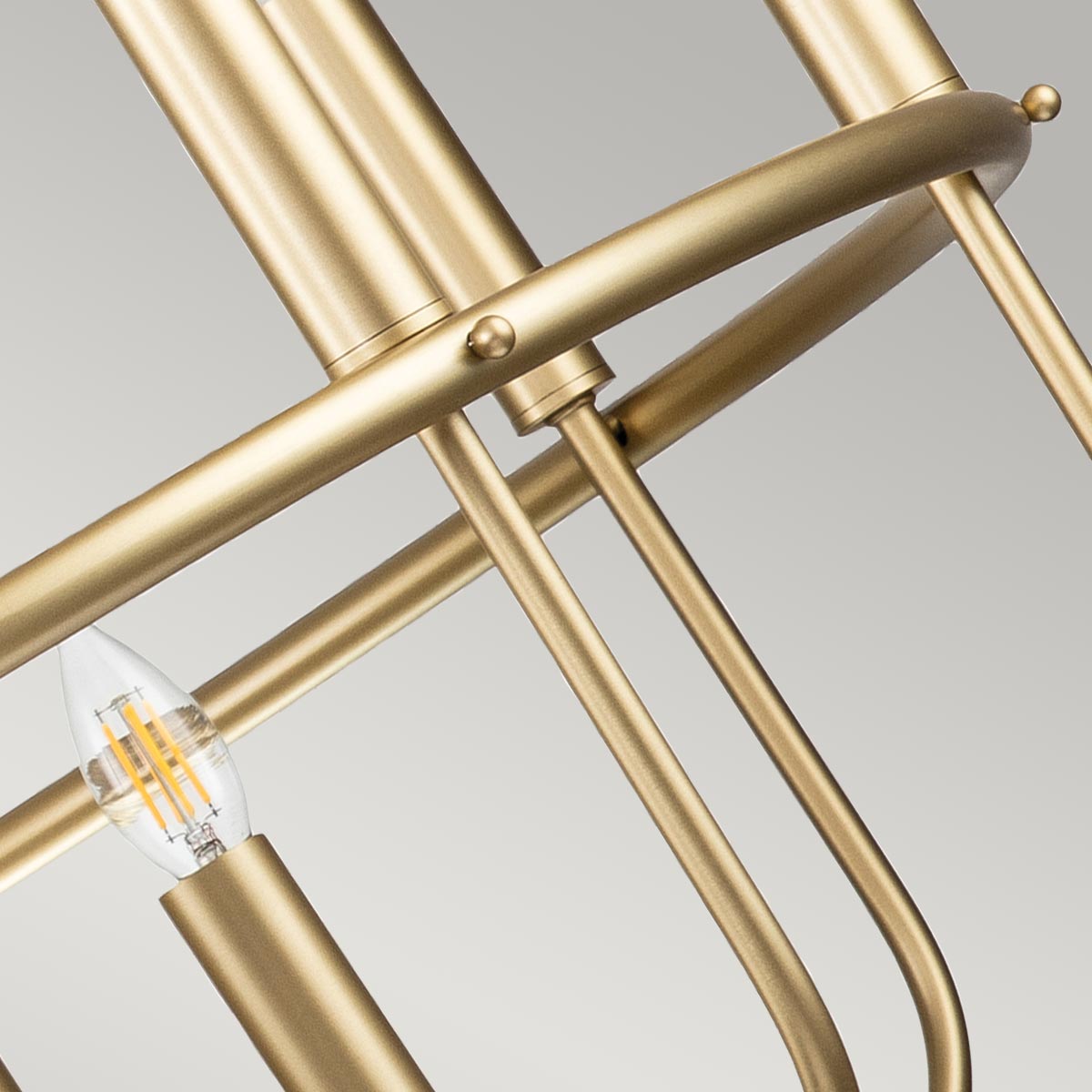 Kichler Capitol Hill 12lt Chandelier Brass