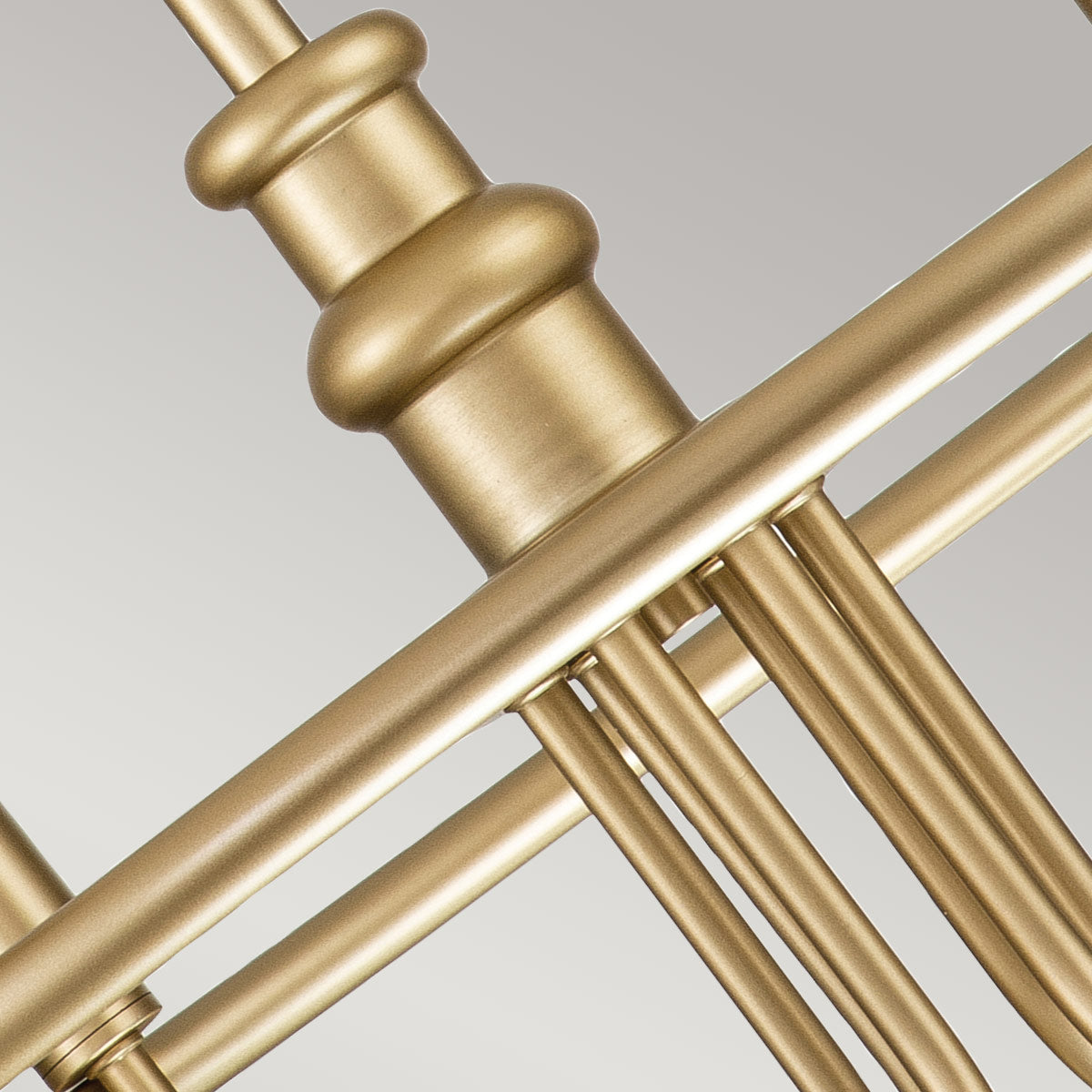 Kichler Capitol Hill 6lt Chandelier Brass