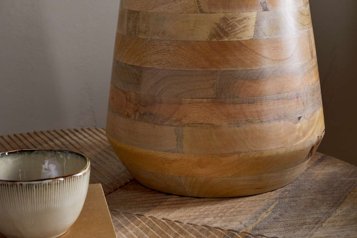 Nkuku Kayo Statement Table Lamp Mango Wood