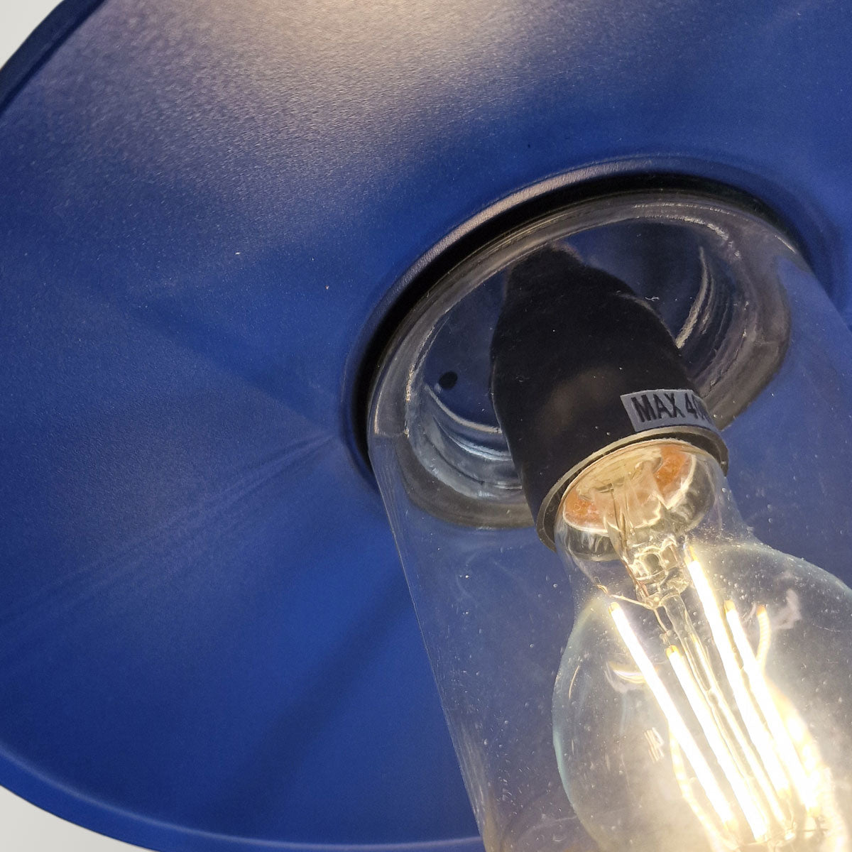 Elstead Klampenborg 1 lt Wall Lantern Blue