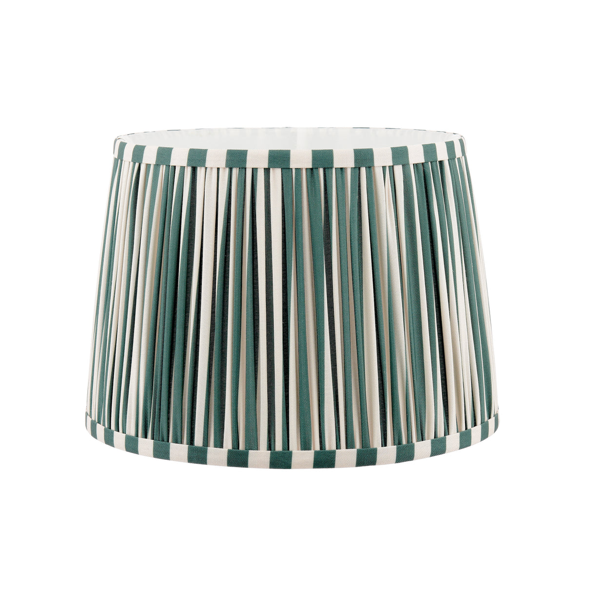 Laura Ashley Denwick Green Cotton Tapered Drum Shade 30cm/12 inch