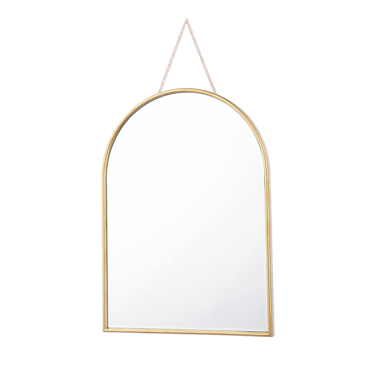 Laura Ashley Roughton Mirror Polished Brass 40 X 29cm