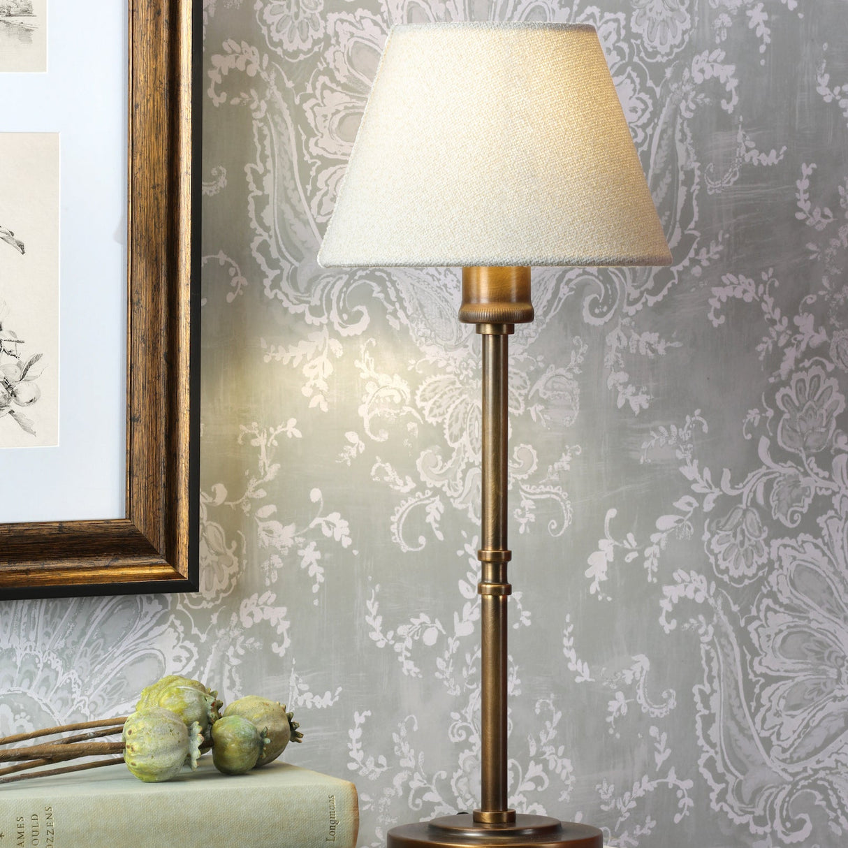 Laura Ashley Denston Table Lamp Antique Bronze With Shade