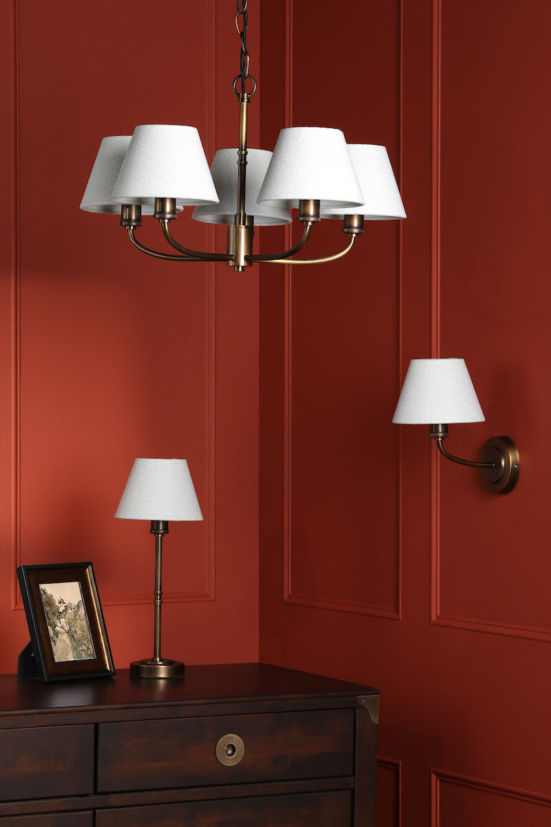 Laura Ashley Denston Table Lamp Antique Bronze With Shade