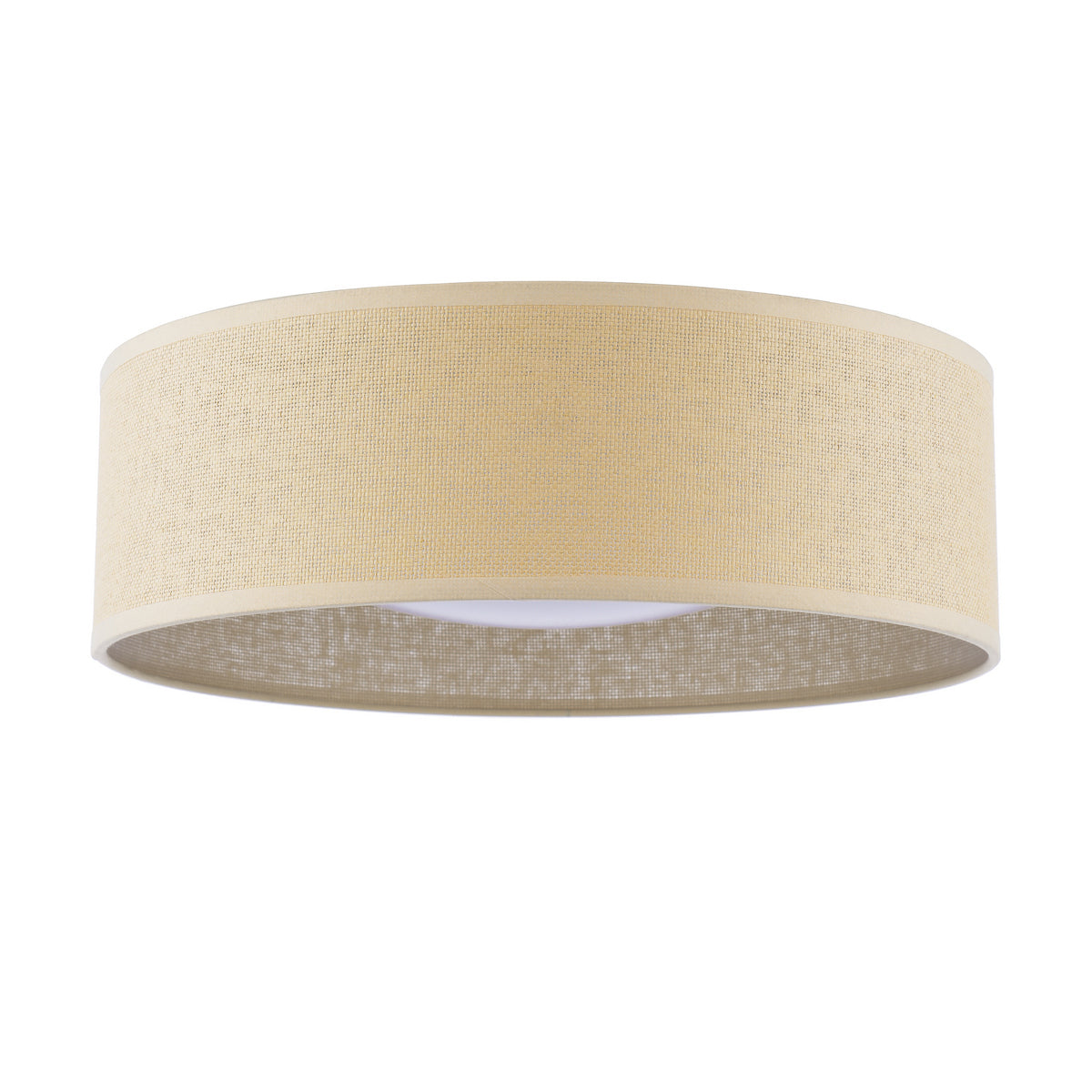 Laura Ashley Buckenham 2 Light Flush Wood Ceiling Light with Frosted Acrylic