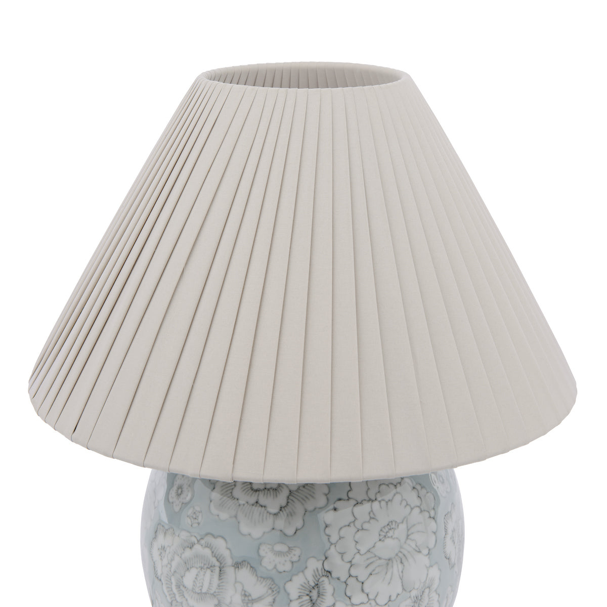 Laura Ashley Montford Table Lamp Blue Ceramic With Shade