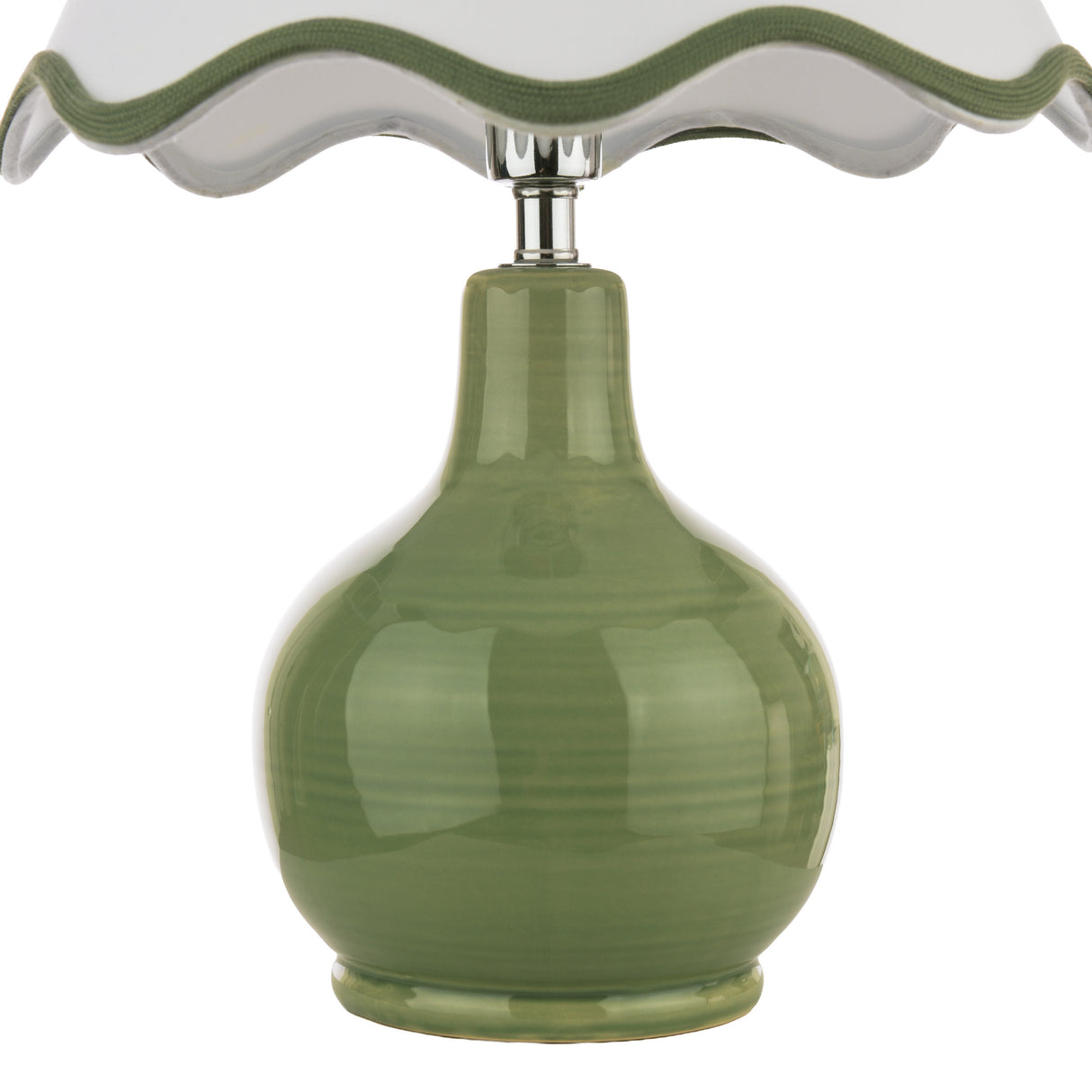 Laura Ashley Bramhope Table Lamp Green With Shade