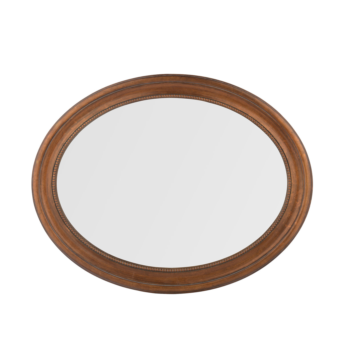 Laura Ashley Fennor Oval Mirror Brown 90 X 70cm