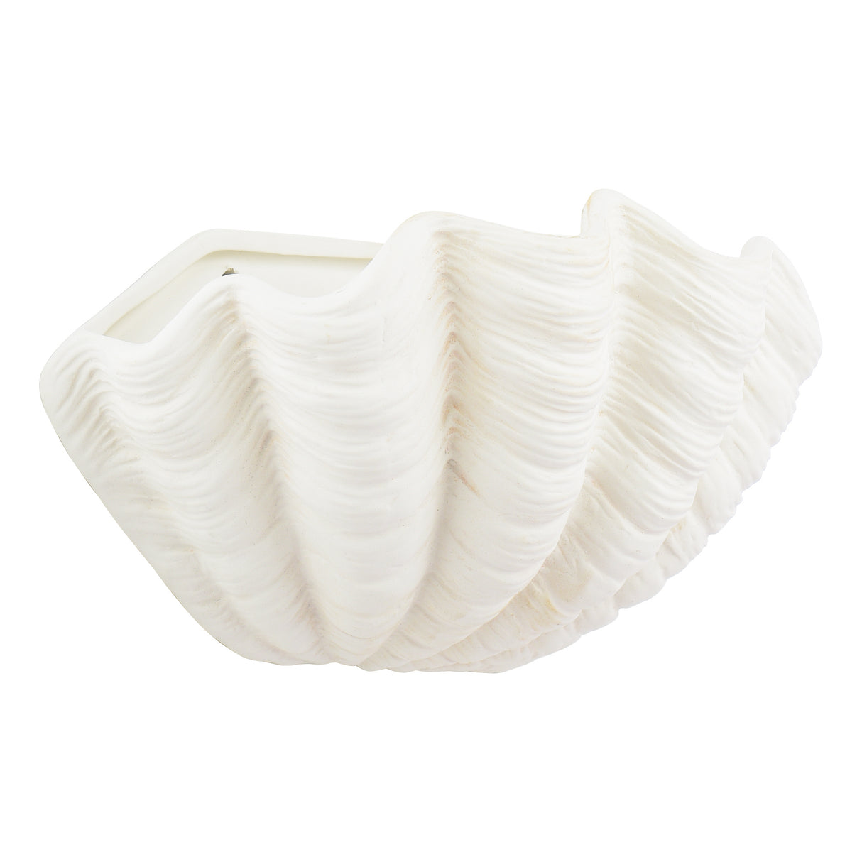 Laura Ashley Shell Wall Washer White Ceramic