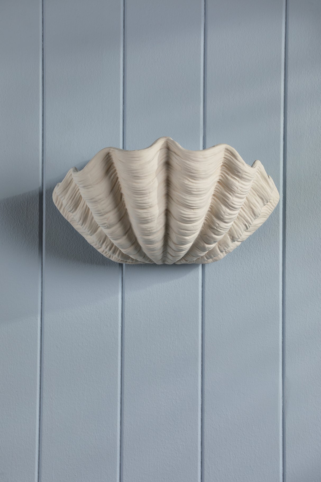 Laura Ashley Shell Wall Washer White Ceramic