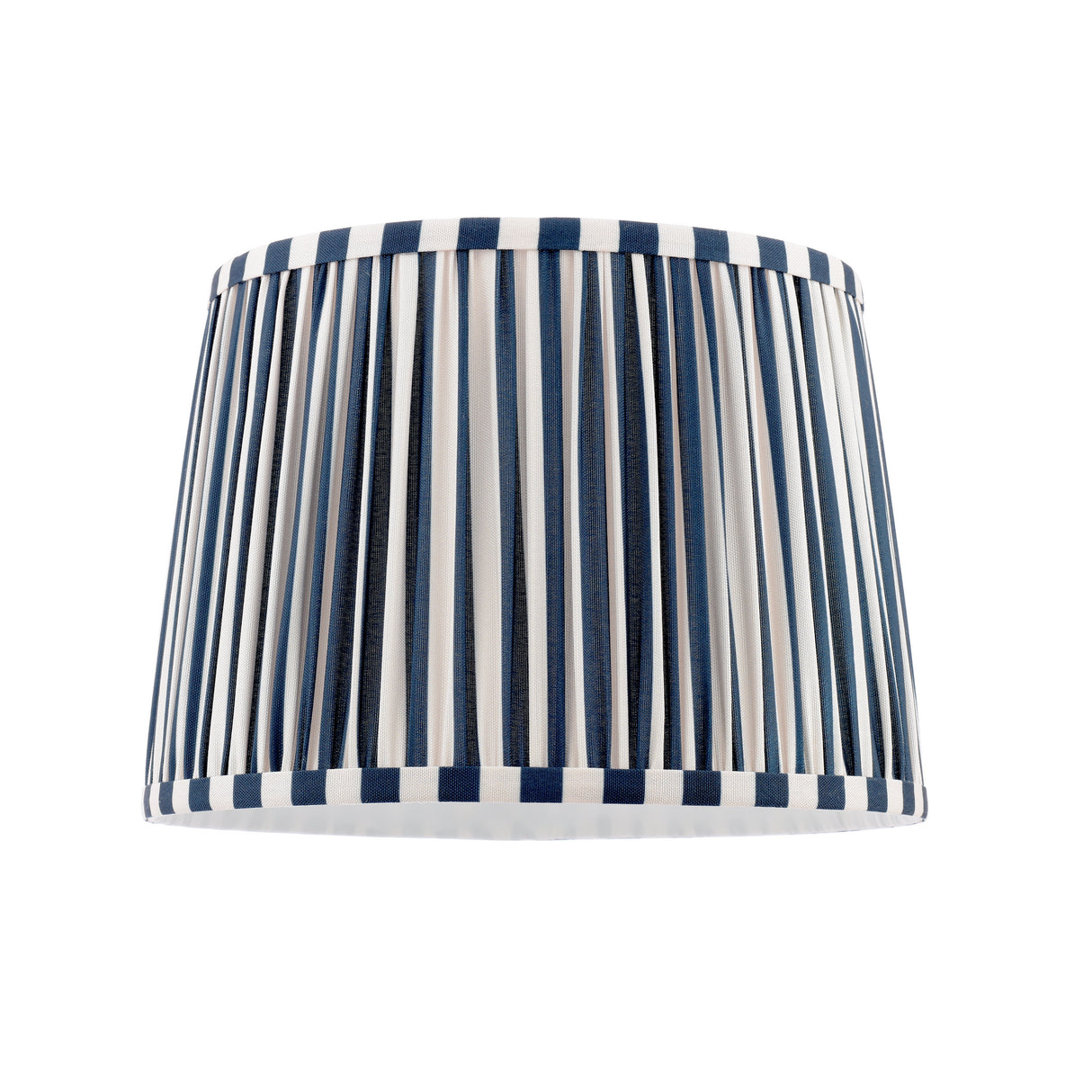 Laura Ashley Denwick Blue Cotton Tapered Drum Shade 30cm/12 inch