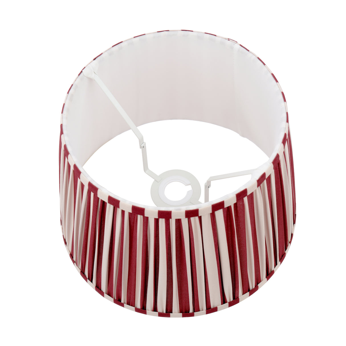Laura Ashley Denwick Red Cotton Tapered Drum Shade 30cm/12 inch