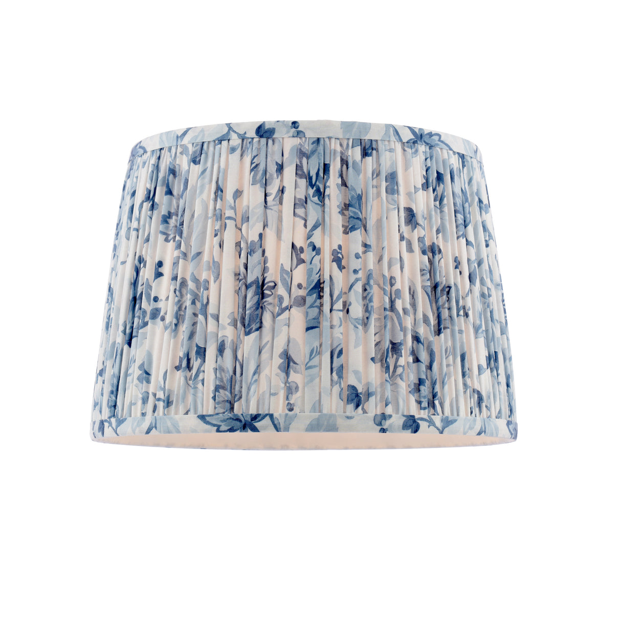 Laura Ashley Adwick Trail Blue Cotton Tapered Drum Shade 30cm/12 inch