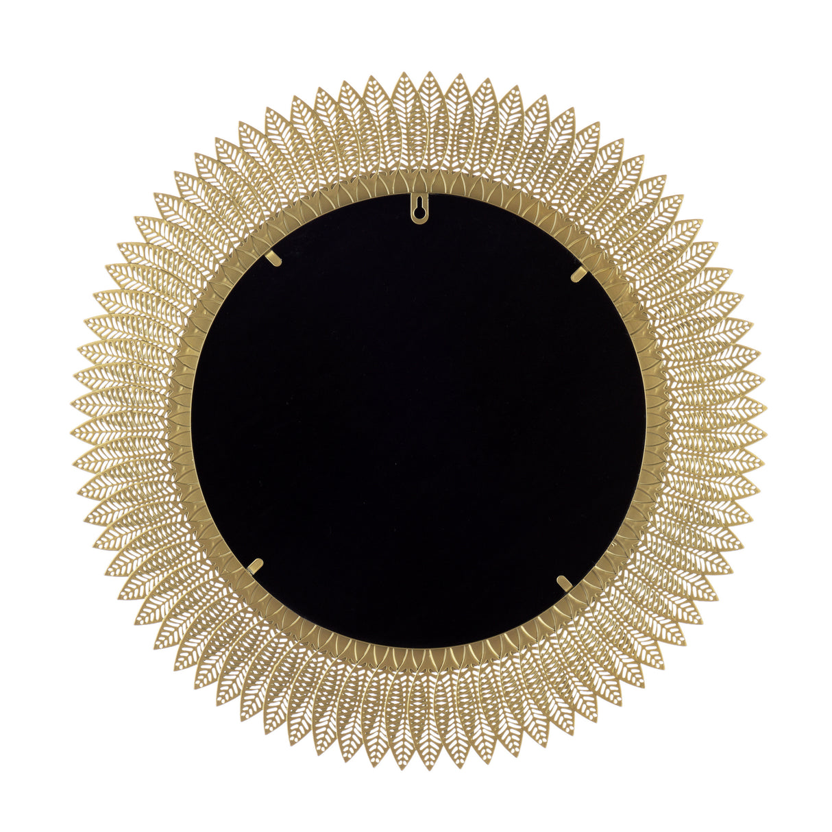 Laura Ashley Round Rushden Mirror Gold 60cm