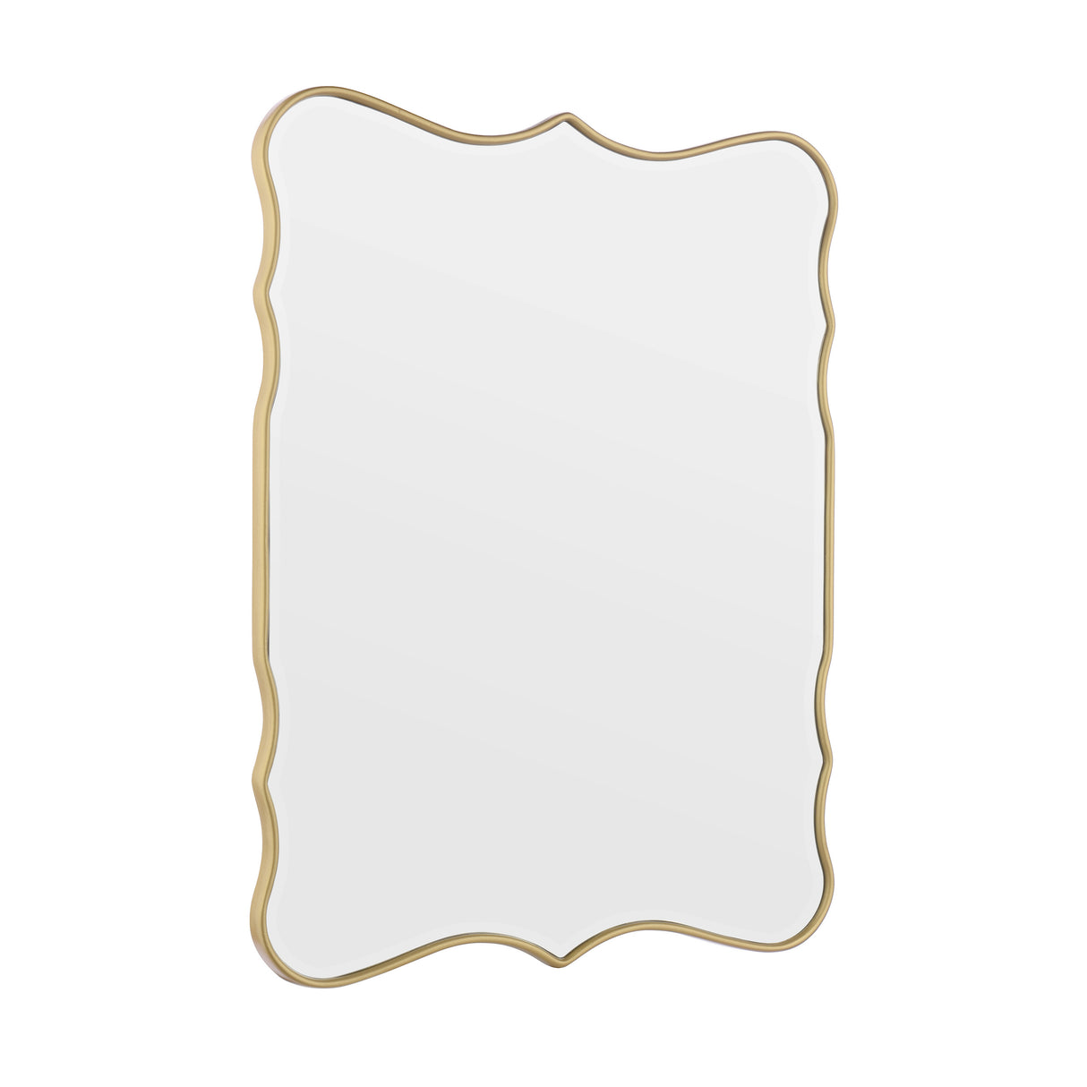 Laura Ashley Medora Rectangle Mirror Matt Gold 64.5 X 49.5cm