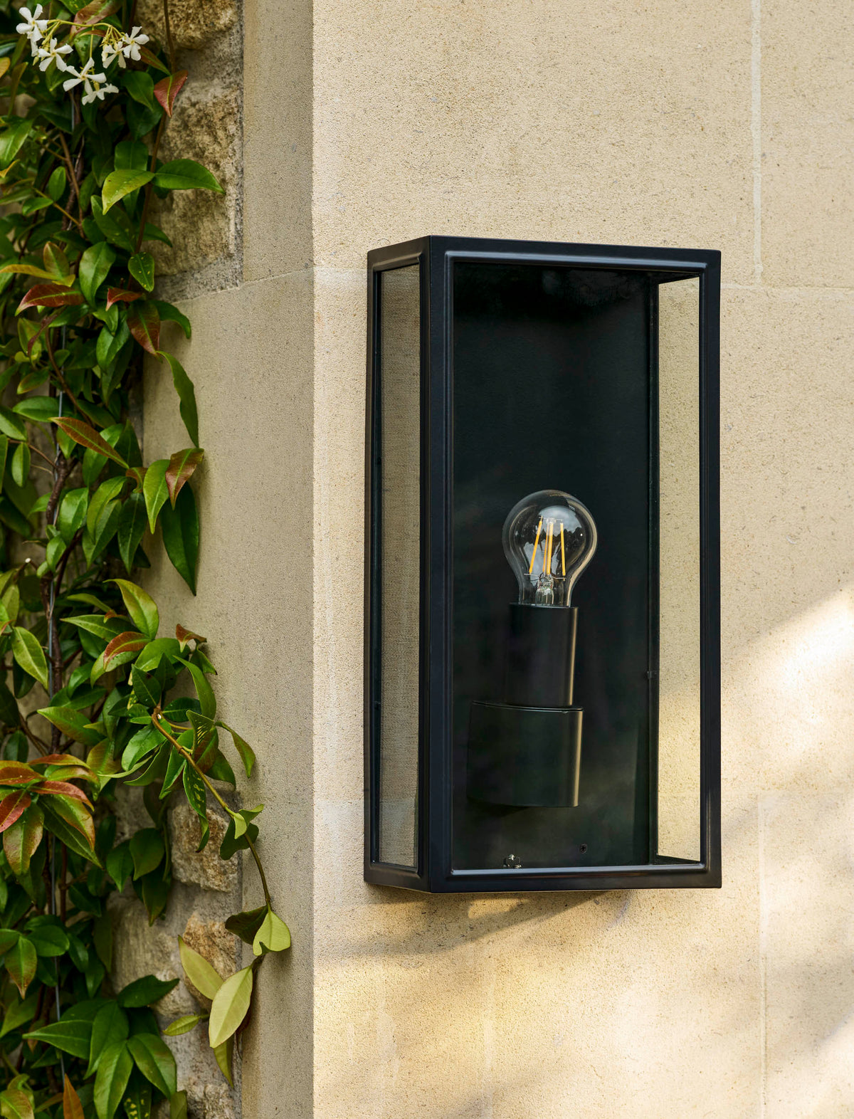 Garden Trading Belgrave Outdoor Lantern Tall Carbon Black