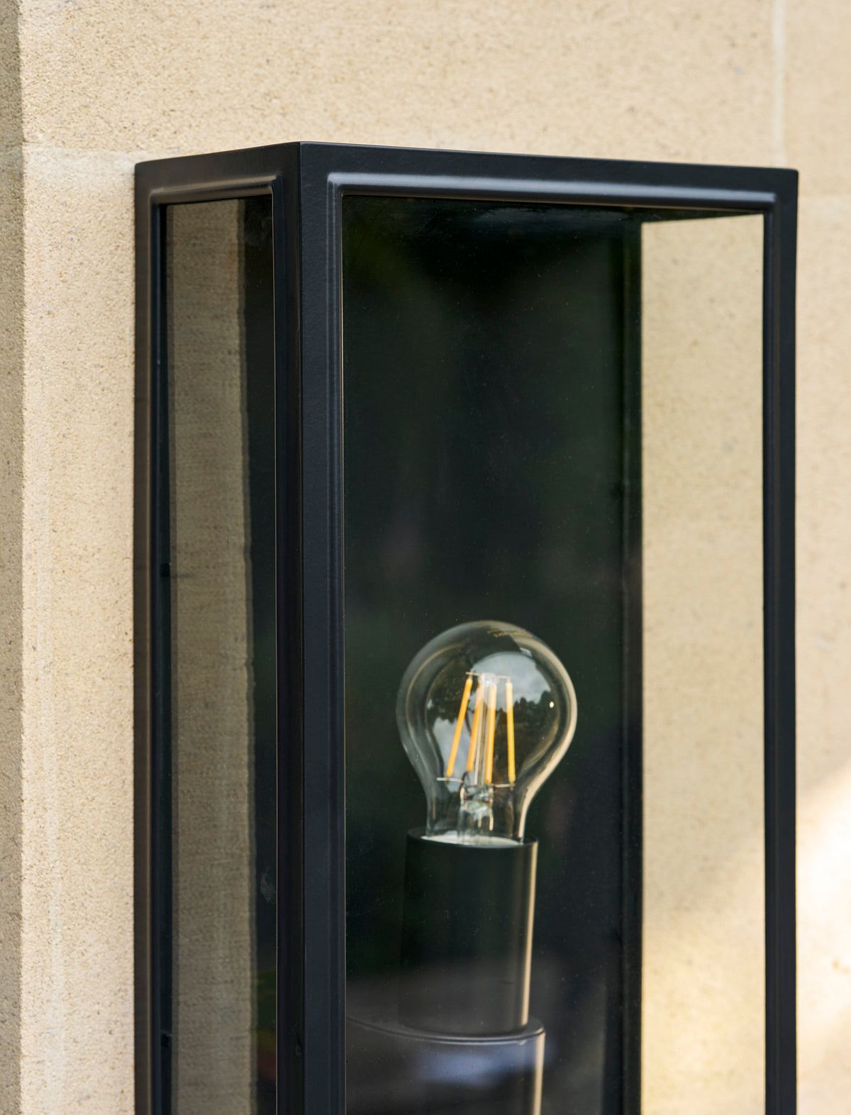 Garden Trading Belgrave Outdoor Lantern Tall Carbon Black