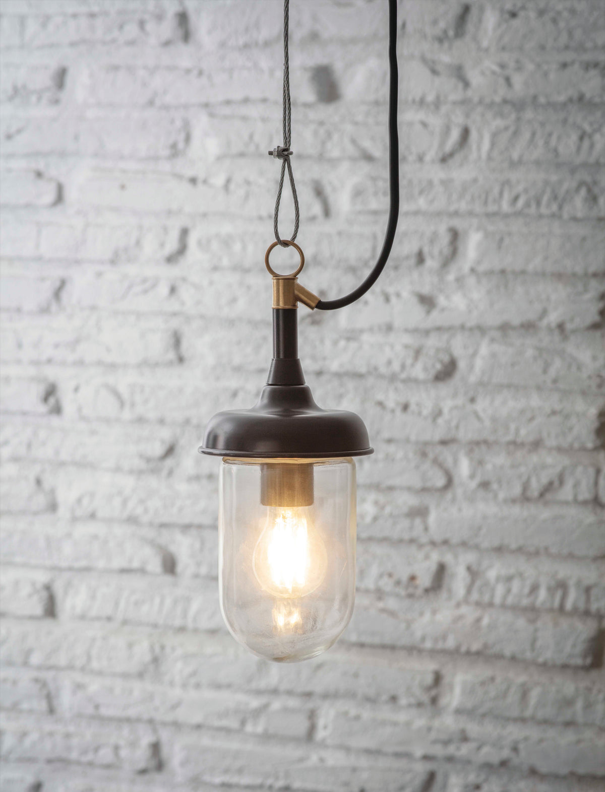 Garden Trading Harbour Outdoor Pendant Carbon Black