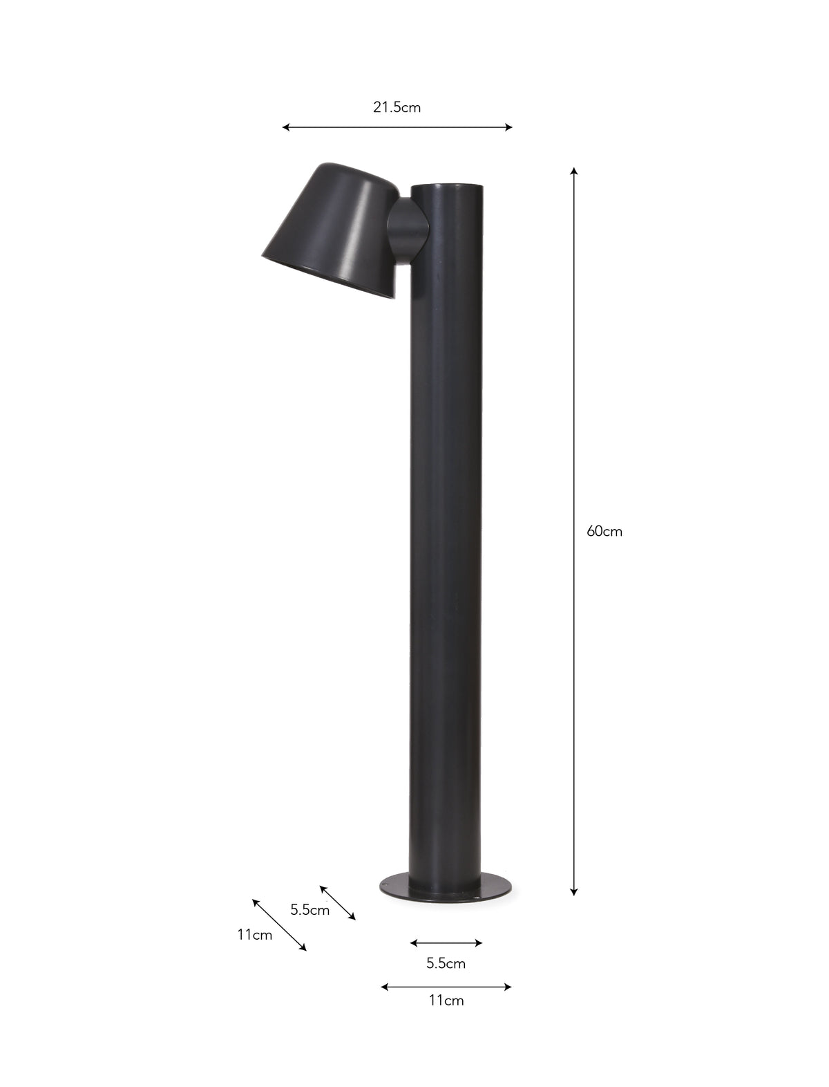 Garden Trading Regent Mast Path Light Carbon Black