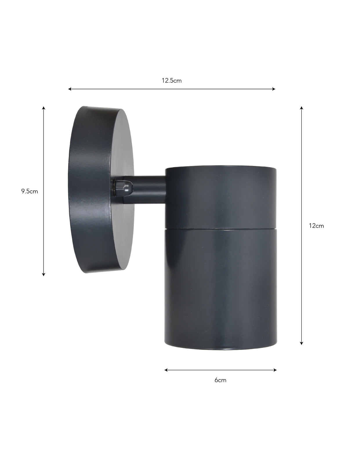 Garden Trading Regent Down Light Carbon Black