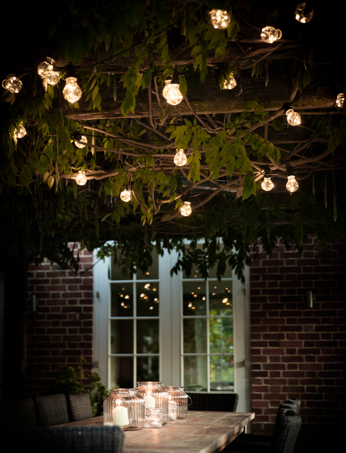 Garden Trading Festoon Lights Classic 20 Bulbs - Black