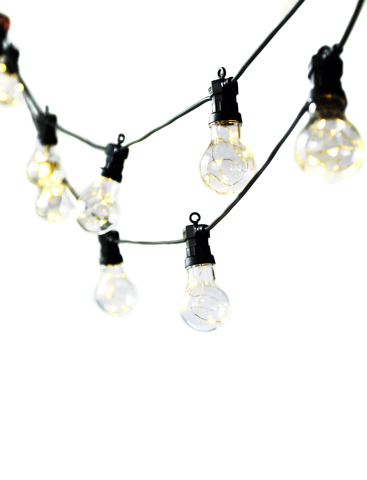 Garden Trading Festoon Lights Classic 20 Bulbs - Black