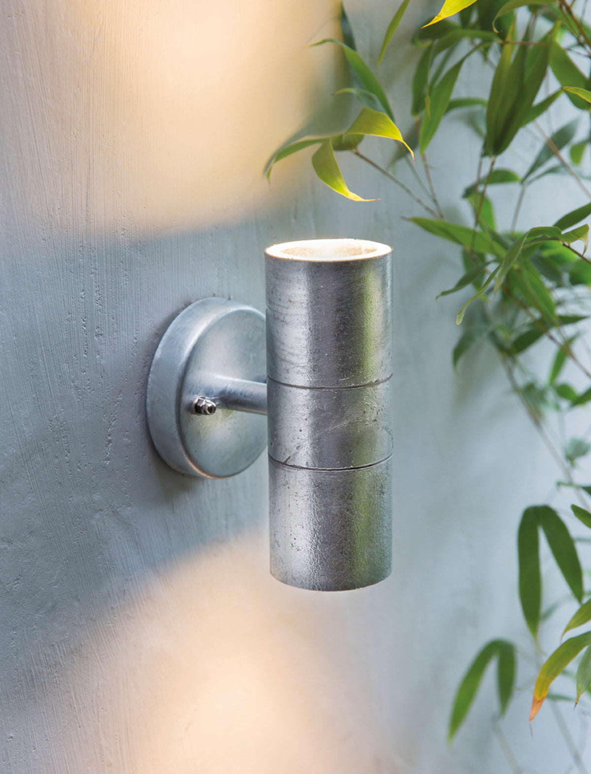 Garden Trading St Ives Up & Down Light - Galvanised Steel, Silver