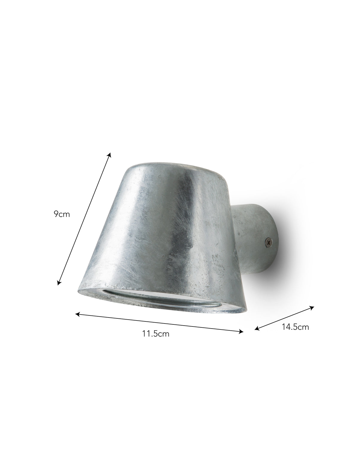 Garden Trading St Ives Mast Light - Galvanised Steel, Silver