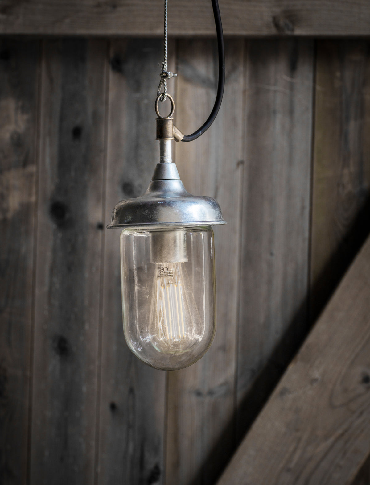Garden Trading St Ives Harbour Outdoor Pendant Light Galvanised Steel