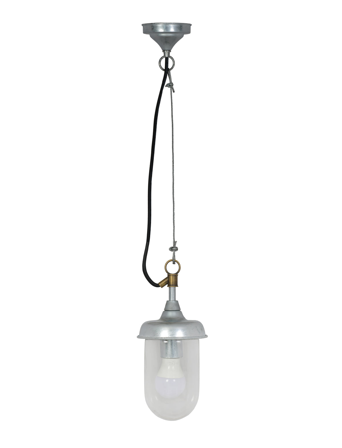 Garden Trading St Ives Harbour Outdoor Pendant Light Galvanised Steel