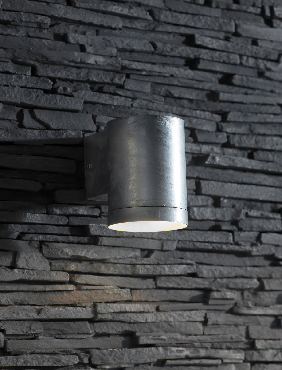 Garden Trading St Ives Down Light - Galvanised Steel, Silver, Large