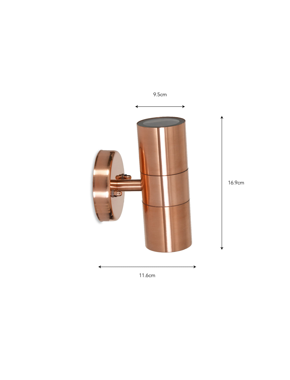 Garden Trading Regent Up & Down Light Raw Copper