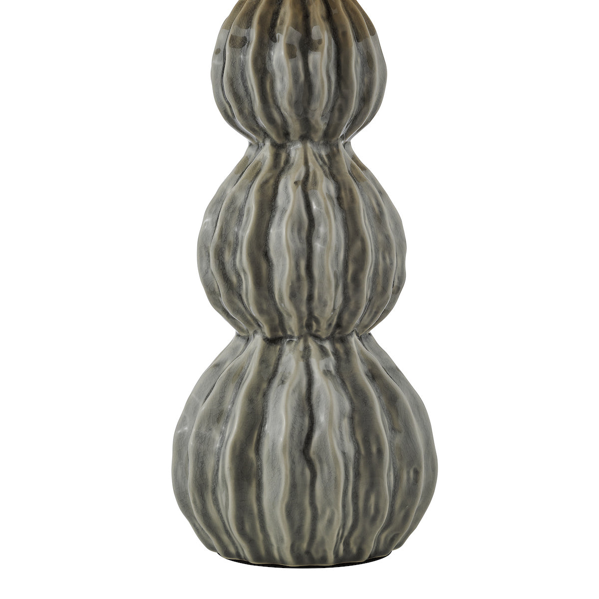 Dar Lorelai Ceramic Table Lamp Grey With Shade