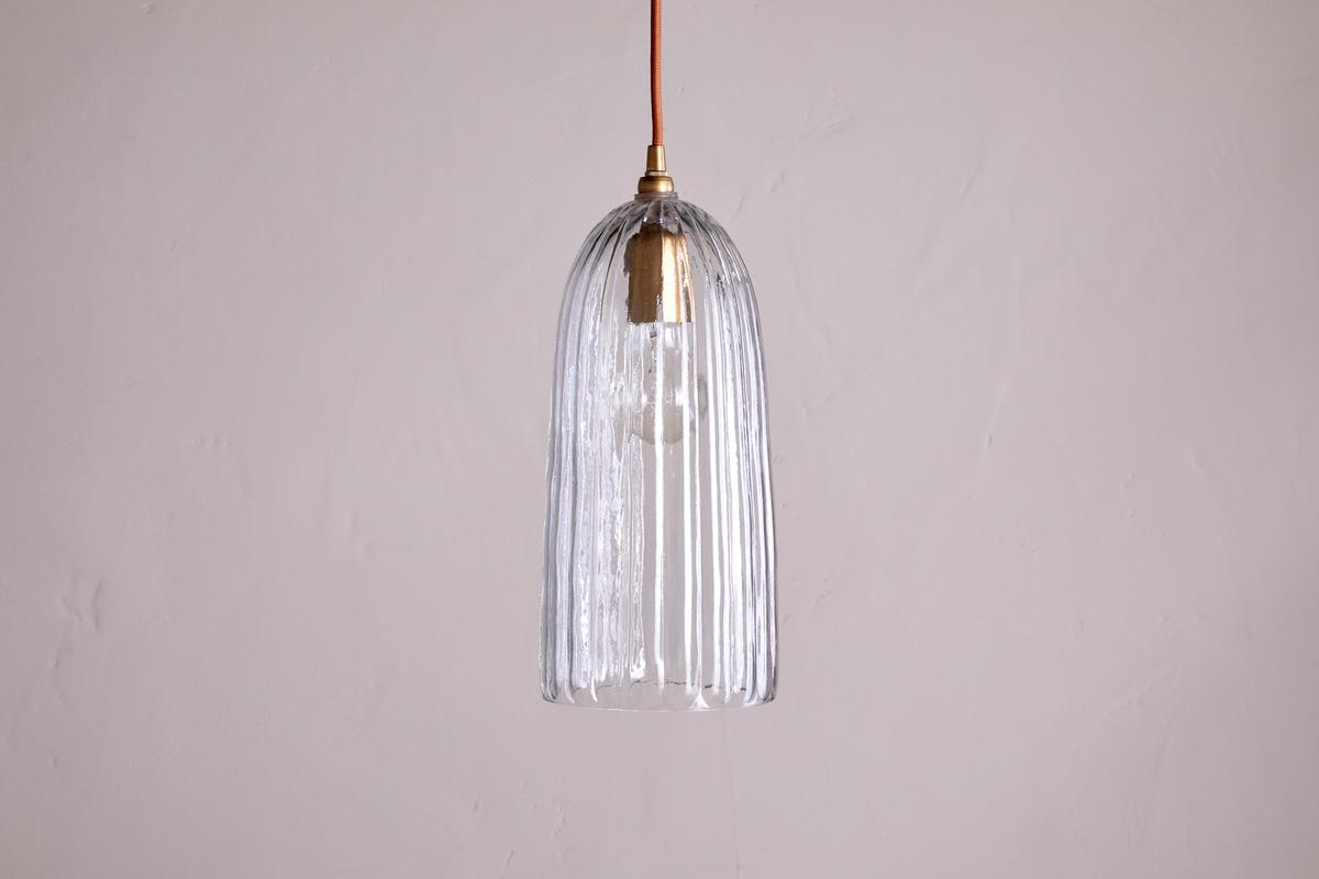 Nkuku Lumina Recycled Glass Pendant Clear